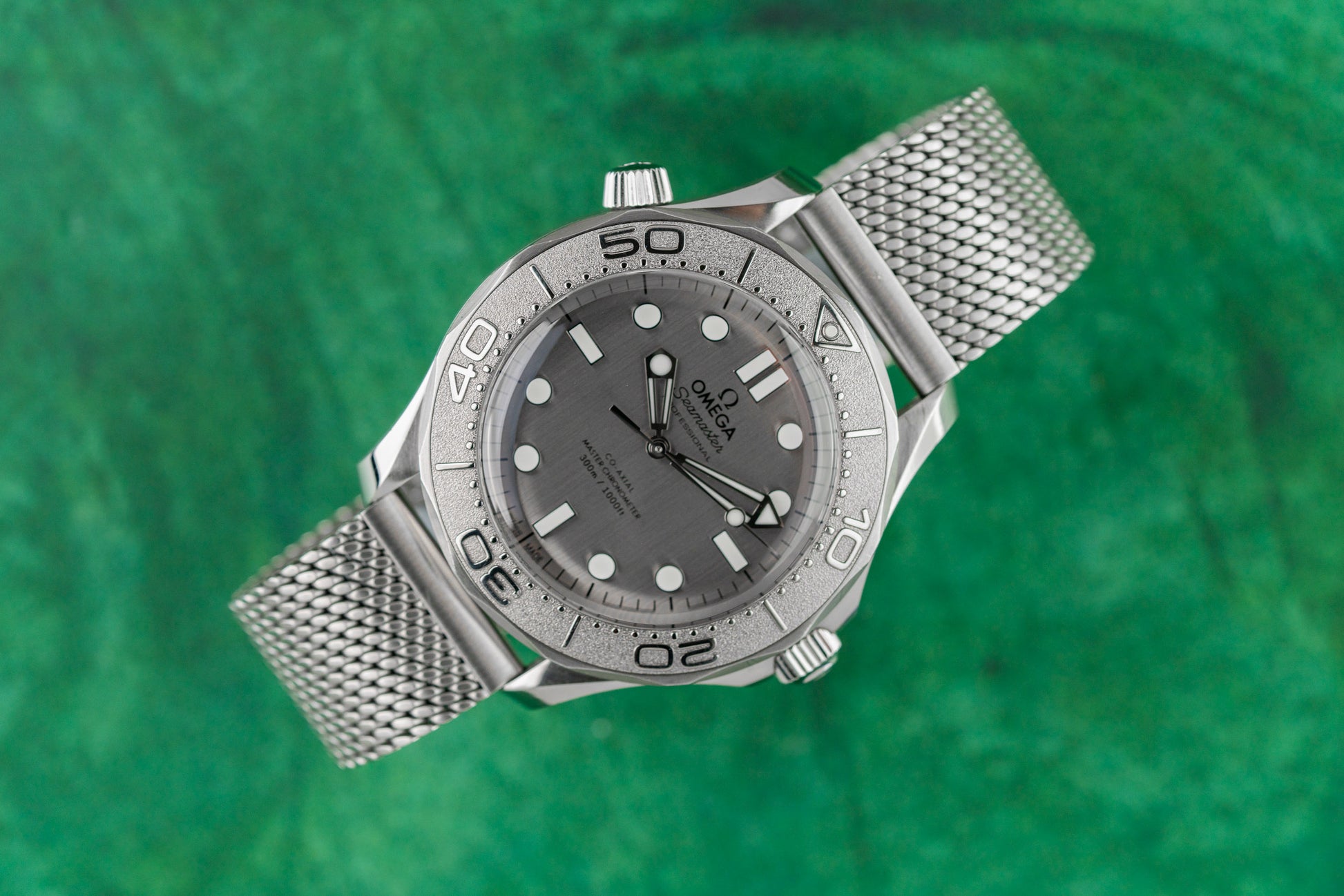 Omega Seamaster Diver 300m 210.30.42.20.06.002 Sandblasted Titanium Grey Dial - The Watch Business Sydney