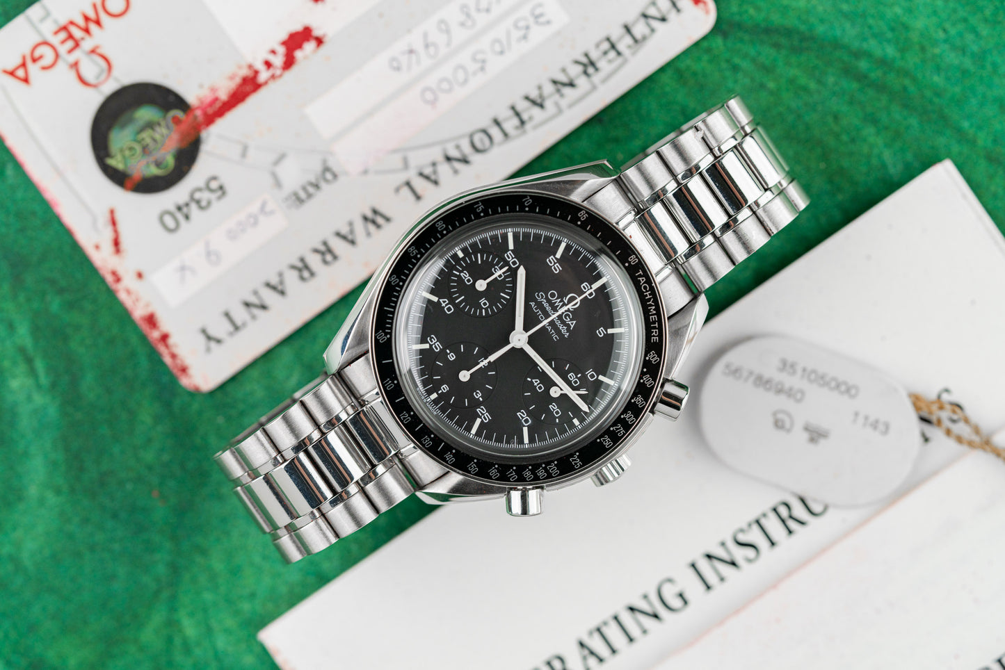 Omega Speedmaster Reduced 3510.50.00 Black Chronograph Dial - Sydney