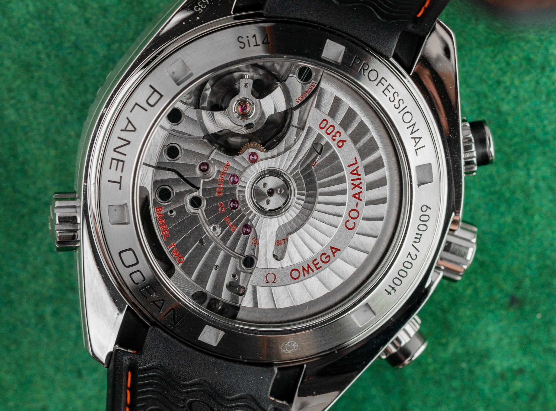 Omega Seamaster Planet Ocean Chronograph 232.30.46.51.01.001 Black Dial Diving Bezel Case - The Watch Business Sydney CBD