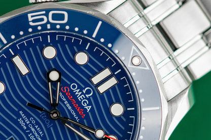 Omega Seamaster Diver 300 M 210.30.42.20.03.001 Blue Dial 2021 Model