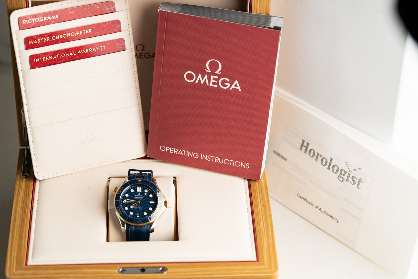 Omega Seamaster Diver 300 M 210.22.42.20.03.001 Blue Dial 2024 Model