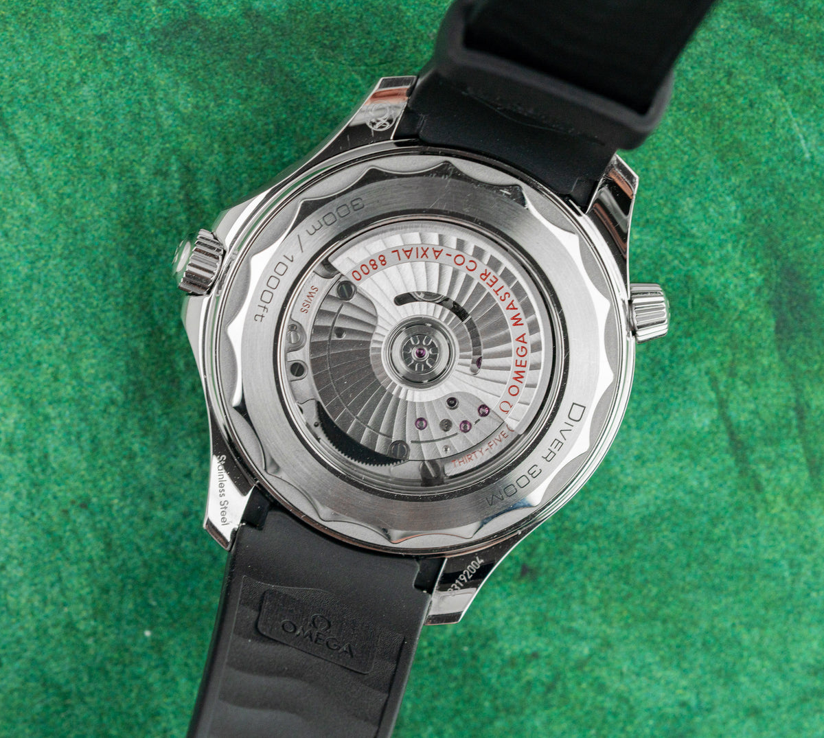 Omega Seamaster Diver 300M 210.32.42.20.04.001 White Dial Caseback - The Watch Business Sydney