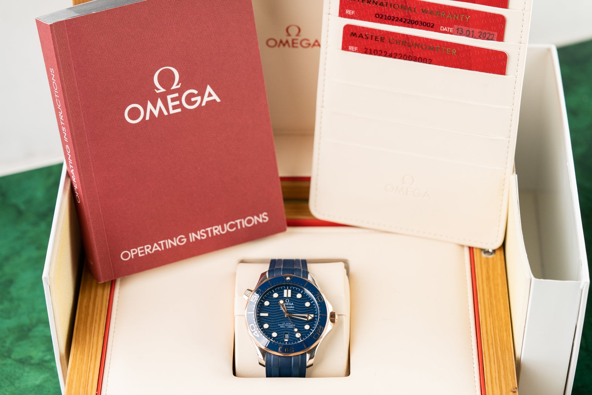 Omega Seamaster Diver 300M 210.22.42.20.03.002 Blue Dial 2022 Model