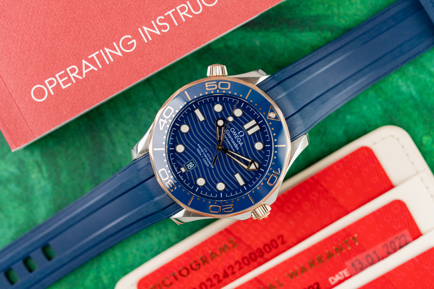 Omega Seamaster Diver 300M 210.22.42.20.03.002 Blue Dial 2022 Model