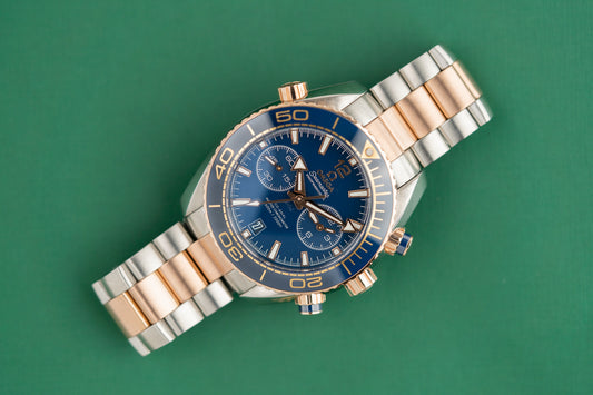 215.20.46.51.03.001 Omega Seamaster Planet Ocean Two Tone Rose Gold 2018 Model