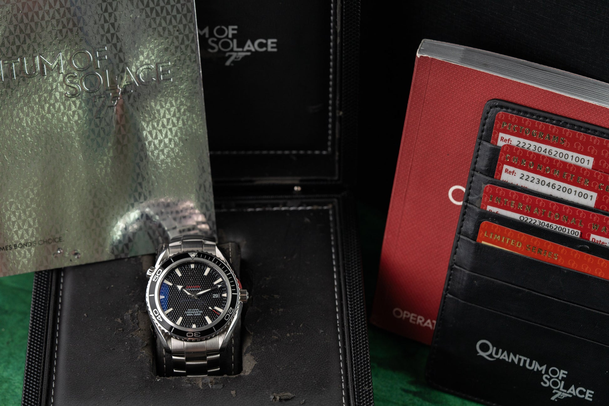 Omega Seamaster Planet Ocean Quantum Of Solace 2008 Model FULL SET