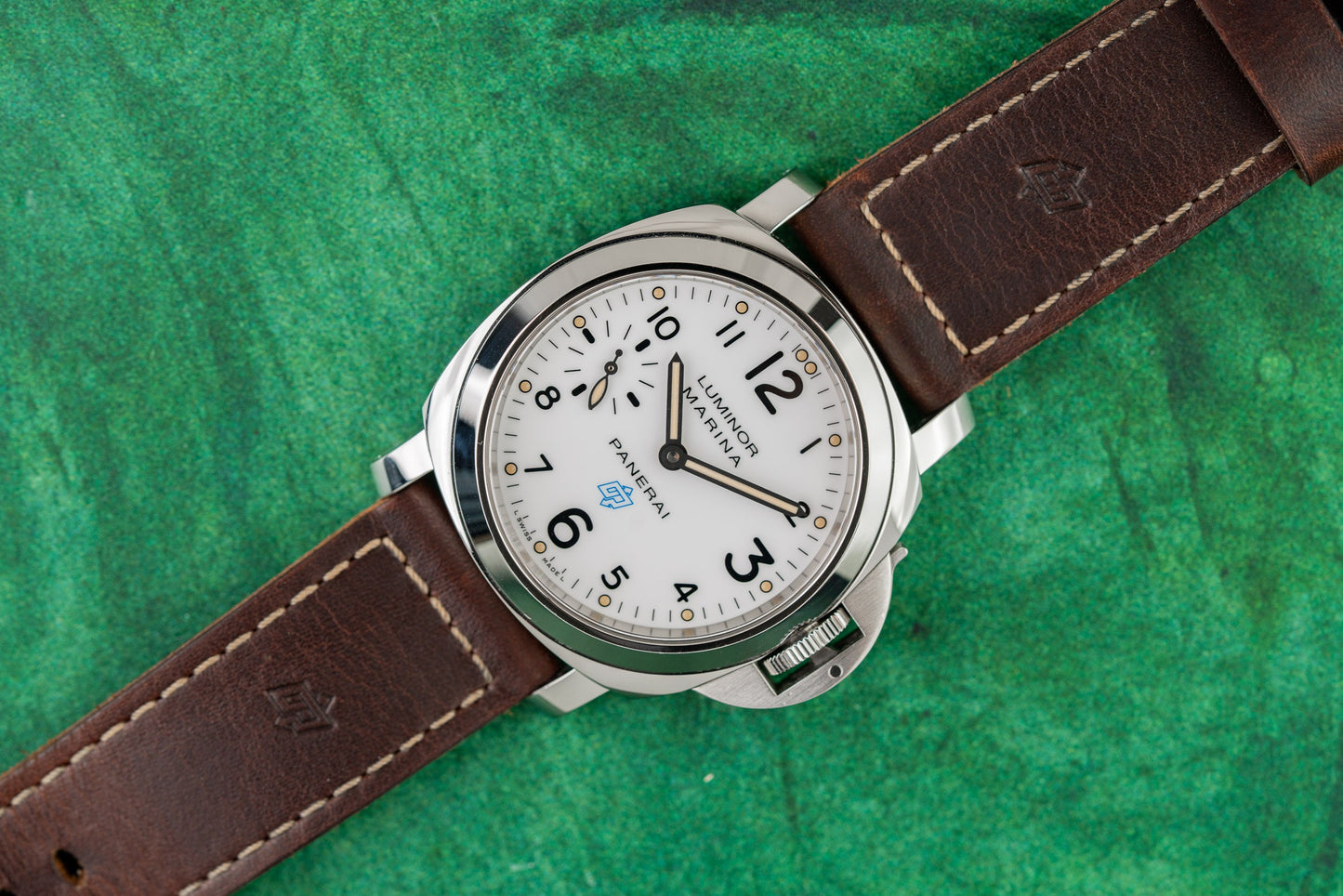 Panerai Luminor Marina Logo PAM00660 Stainless Steel 2016 - The Watch Business Sydney