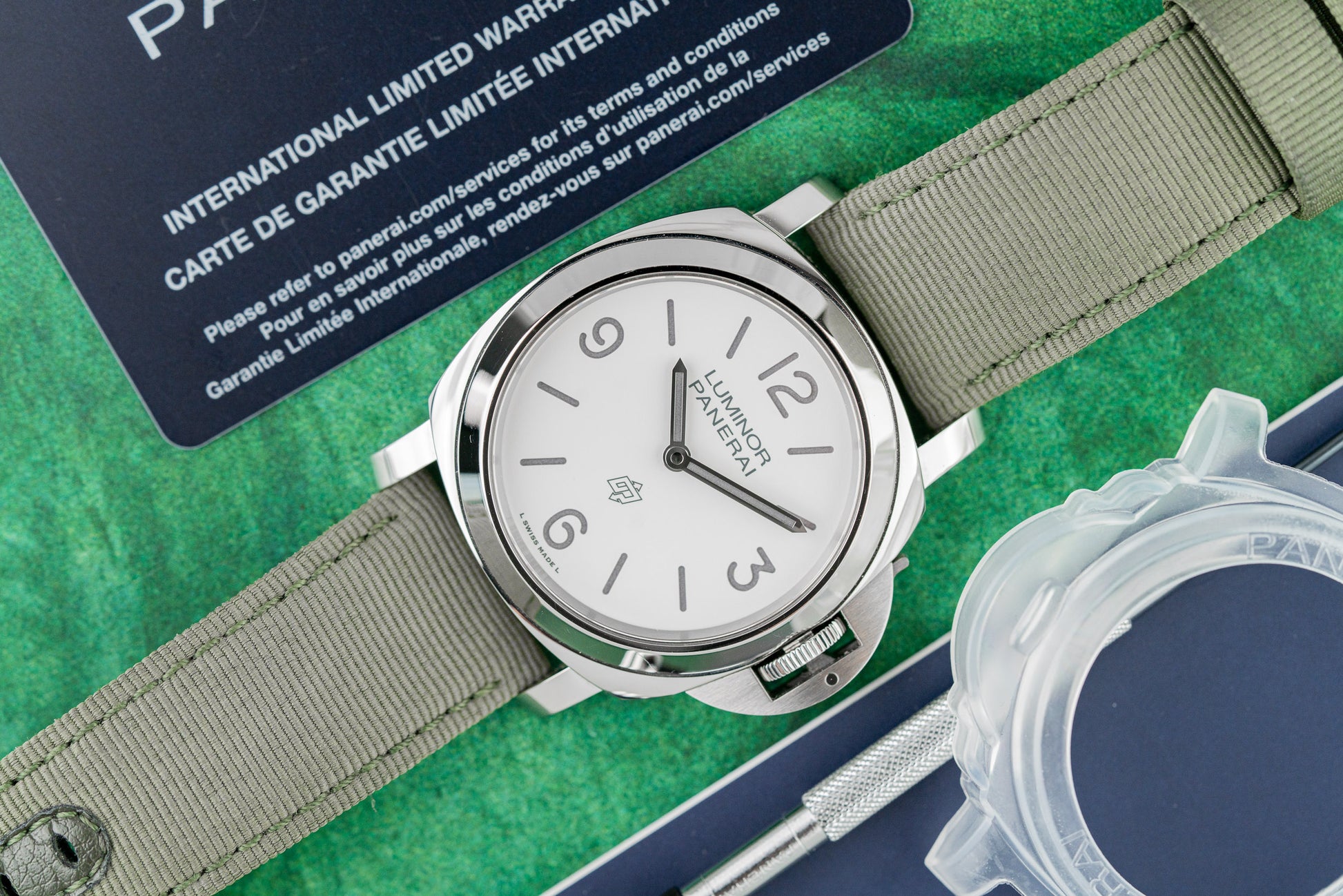 Panerai Luminor Base Logo PAM01087 44mm White Dial 2024 Model