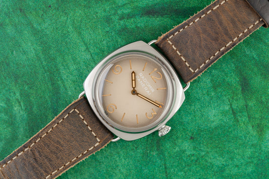 Panerai Radiomir Tre Giorni PAM01350 Degrade Beige Sandwich Dial Stainless Steel 2024 - The Watch Business Sydney