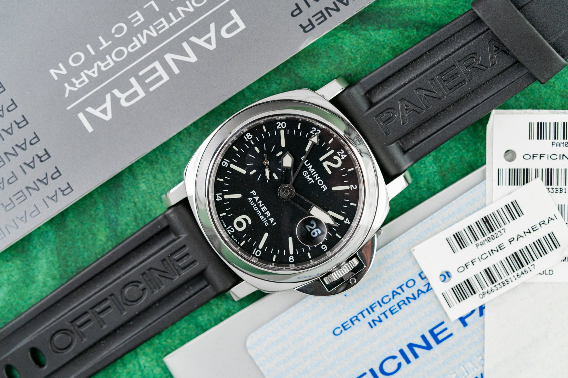 Panerai Luminor Gmt GHOST PAM00237 Stainless Steel 2006 Model