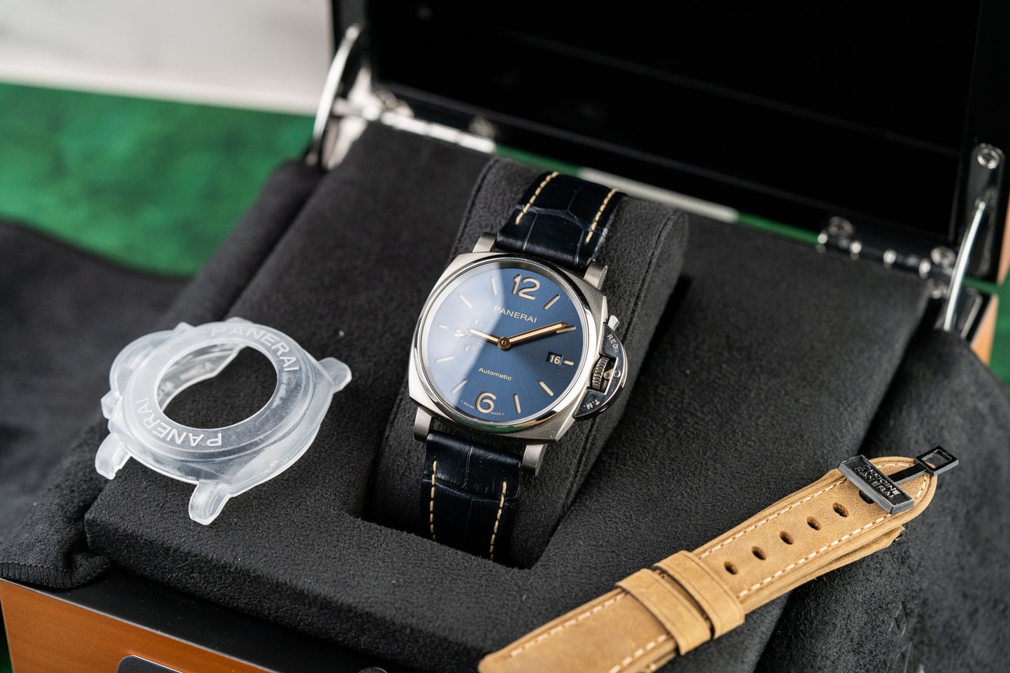 Panerai Luminor Due Pam00927 Titanium Blue Dial 2019 Model