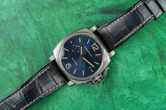 Panerai Luminor Due Pam00927 Titanium Blue Dial 2019 Model