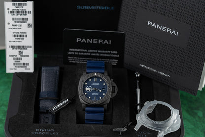 Panerai Submersible Quarantaquattro PAM01232 Carbotech 2022 Model NEW UNWORN