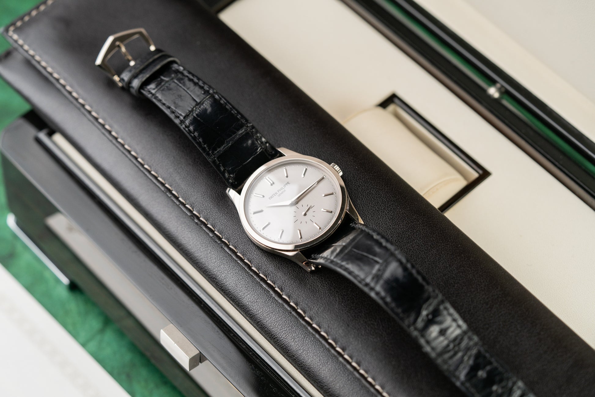 Patek Philippe Calatrava 5196G-001 White Gold Silver Dial 2016 Model