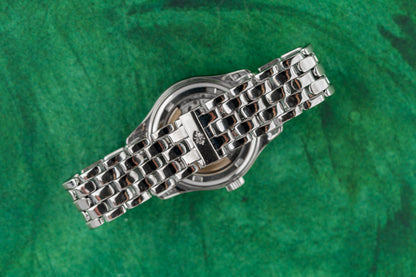 Patek Philippe Annual Calendar 5036/1G Black Roman Dial White Gold Bracelet Clasp - The Watch Business Sydney