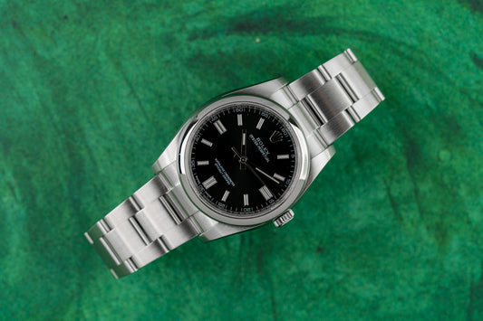 Rolex Oyster Perpetual 36 Black Dial 116000 Steel 2018 Model