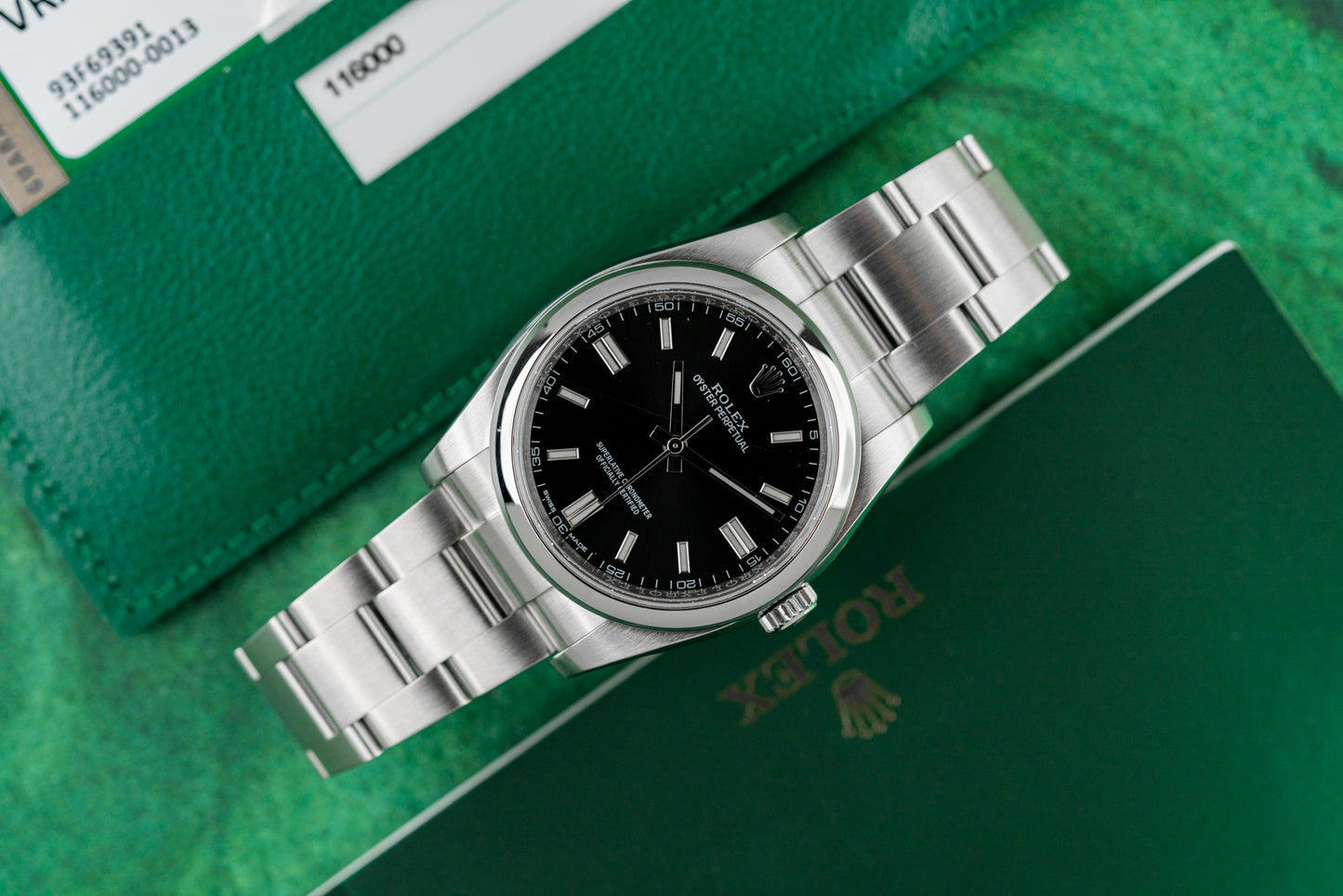 Rolex Oyster Perpetual 36 Black Dial 116000 Steel 2018 Model