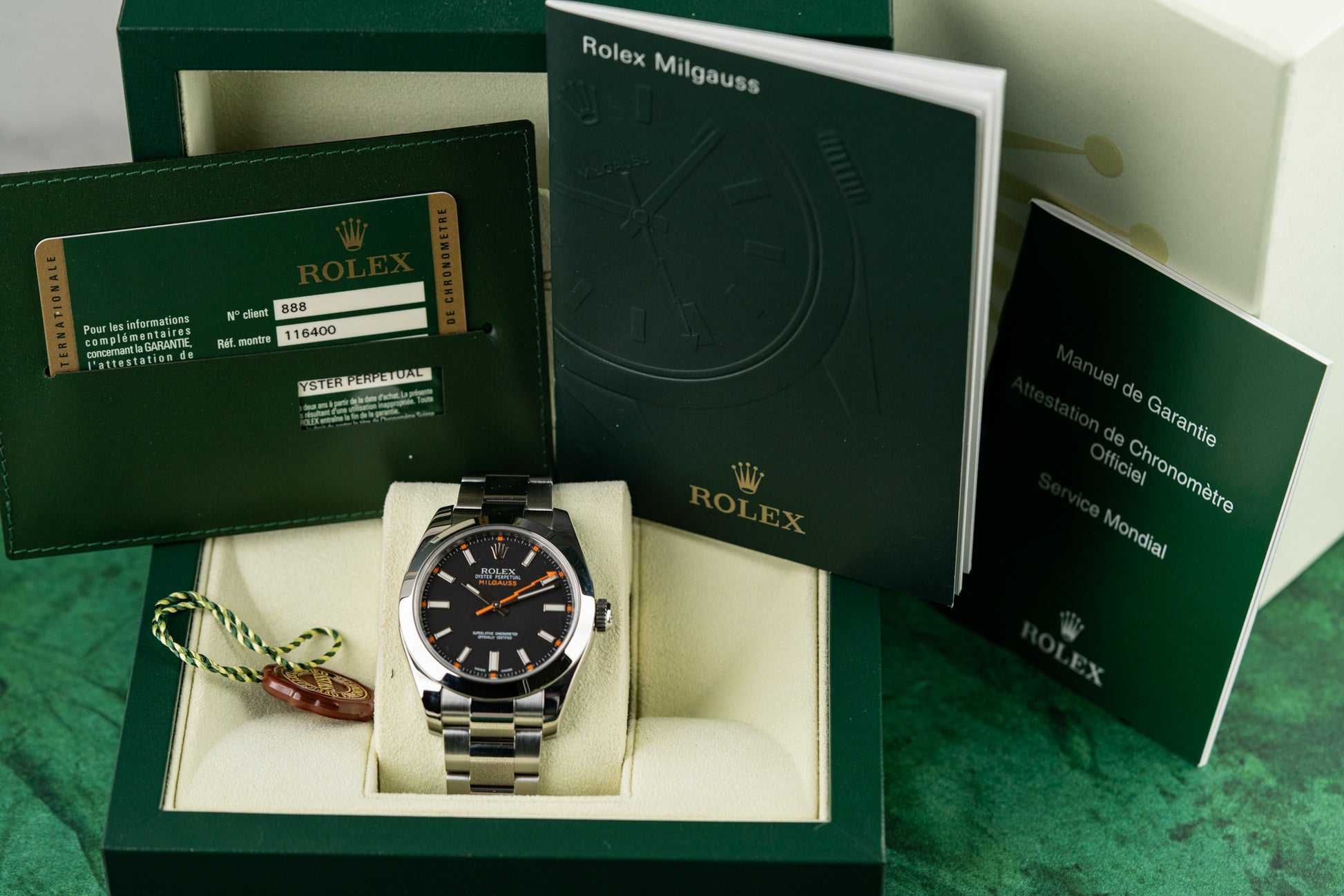 Rolex Milgauss 116400 Black Dial Stainless Steel 2013 Model