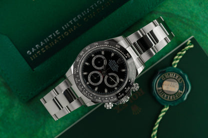 Rolex Daytona 116500LN Black Dial Stainless Steel 2022 Model