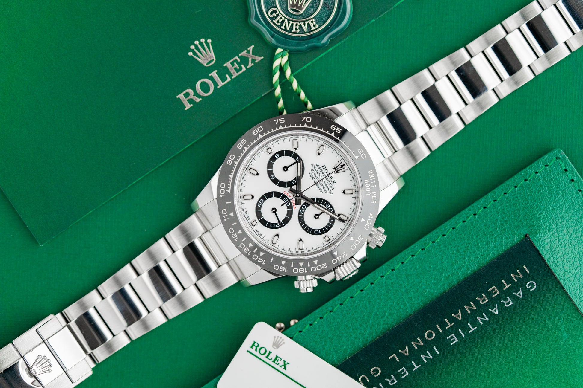 Rolex Daytona 116500LN White Dial 'Panda' Stainless Steel 2021 Model