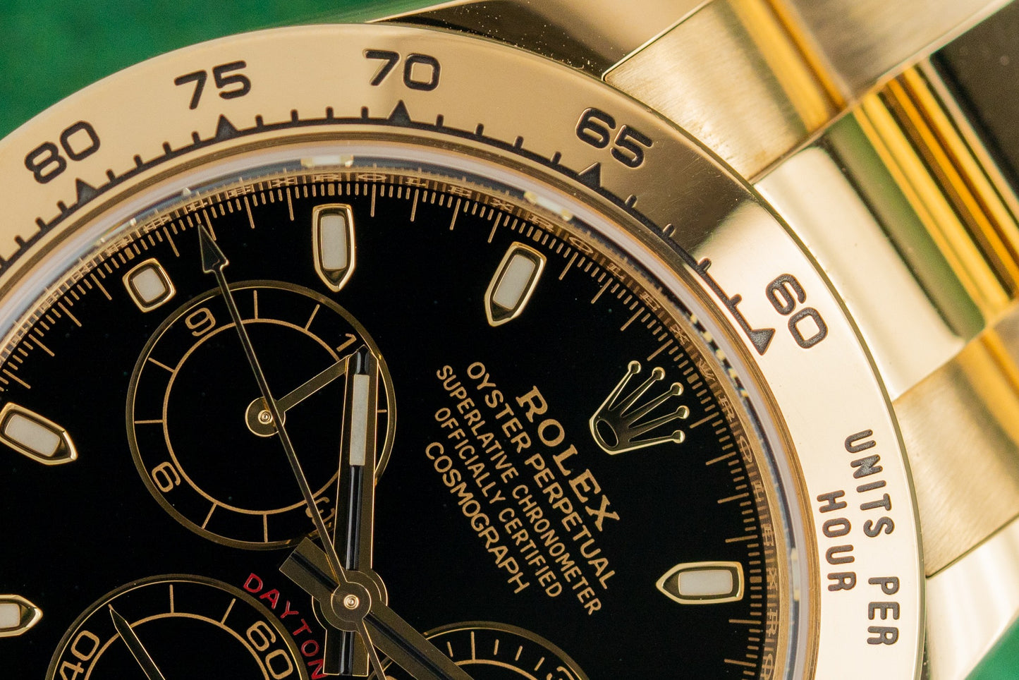 Rolex Daytona 116508 Yellow Gold Black Dial 2022 Model