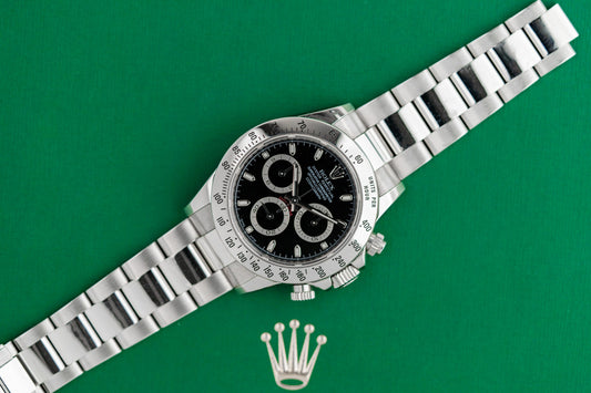 Rolex Daytona 116520 Black Dial Stainless Steel 2009 Model V Serial