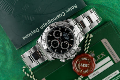 Rolex Daytona 116520 Black Dial Silver Subdials - Sydney