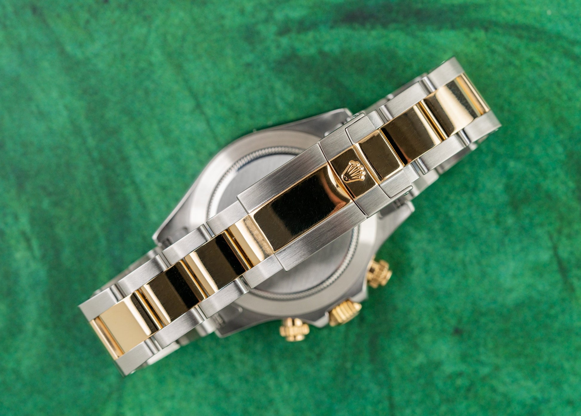 Rolex Daytona 116523 Black Dial Two Tone Yellow Gold 2007 Model