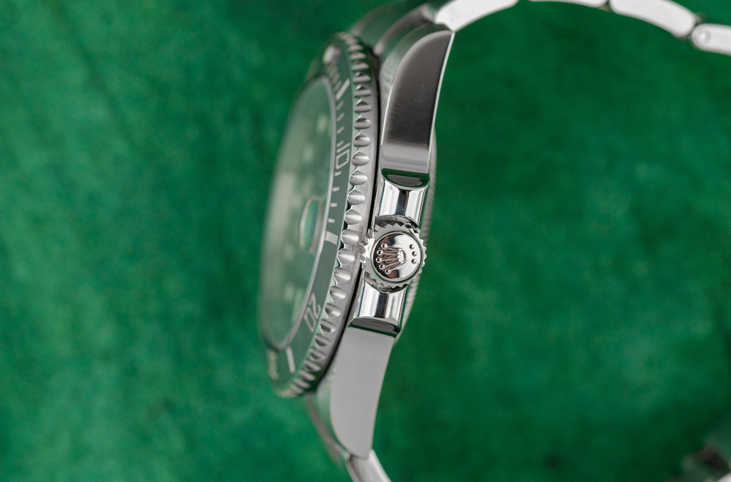 Rolex Submariner Date 116610LN stainless steel watch with black dial, pre-owned luxury watch sold by The Watch Business Sydney