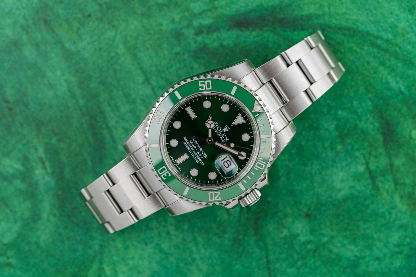 Rolex Submariner Date 116610LV Green Dial Green Bezel 'Hulk' Stainless Steel 2013 Model
