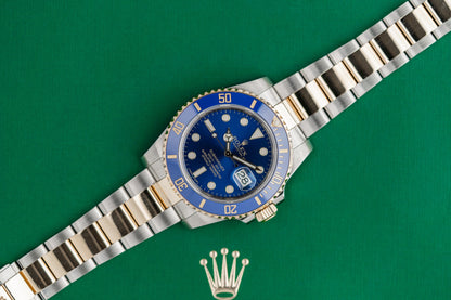 Rolex Submariner Date 116613LB Blue Dial Two Tone 2014 Model