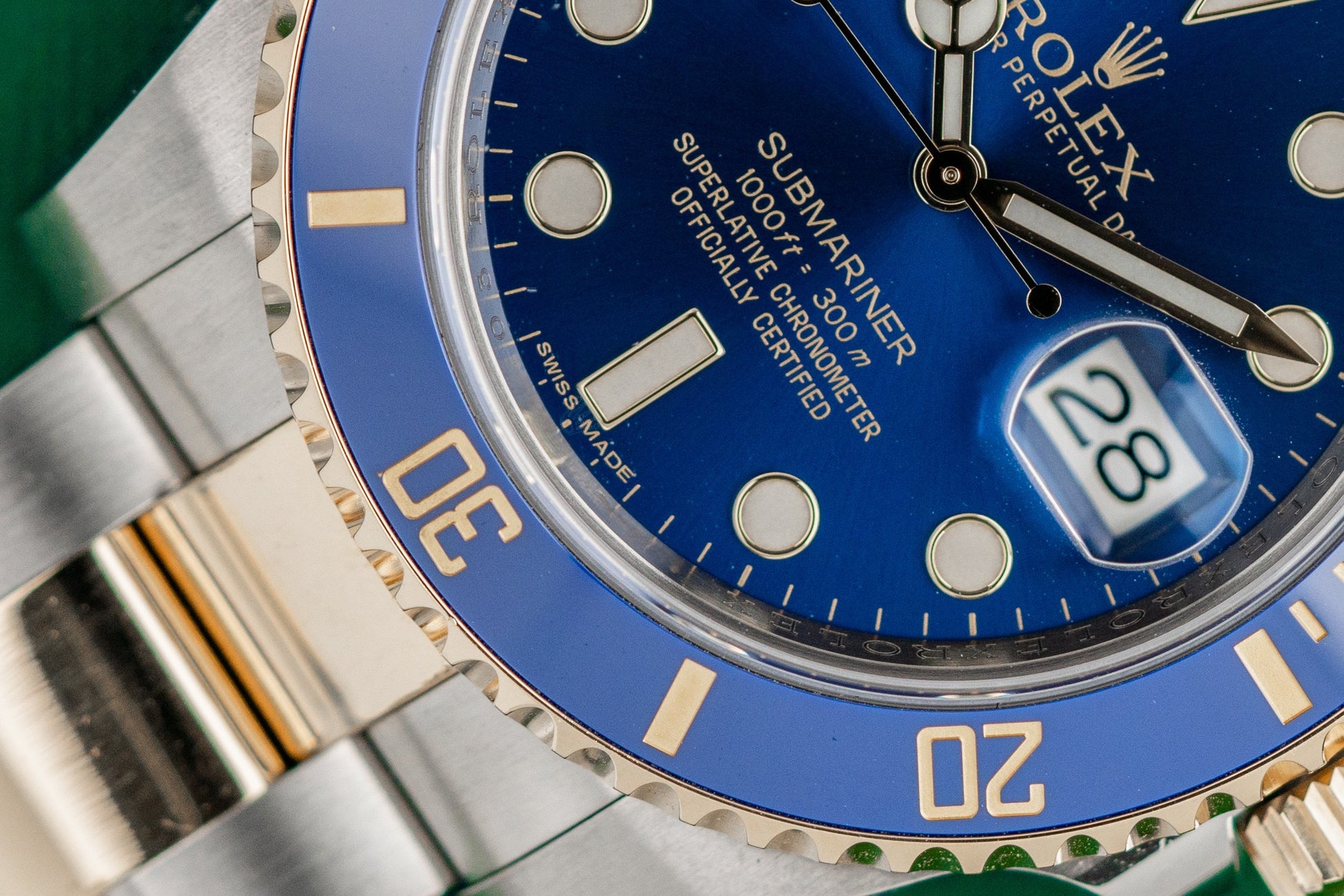 Rolex Submariner Date 116613LB Blue Dial Two Tone 2014 Model