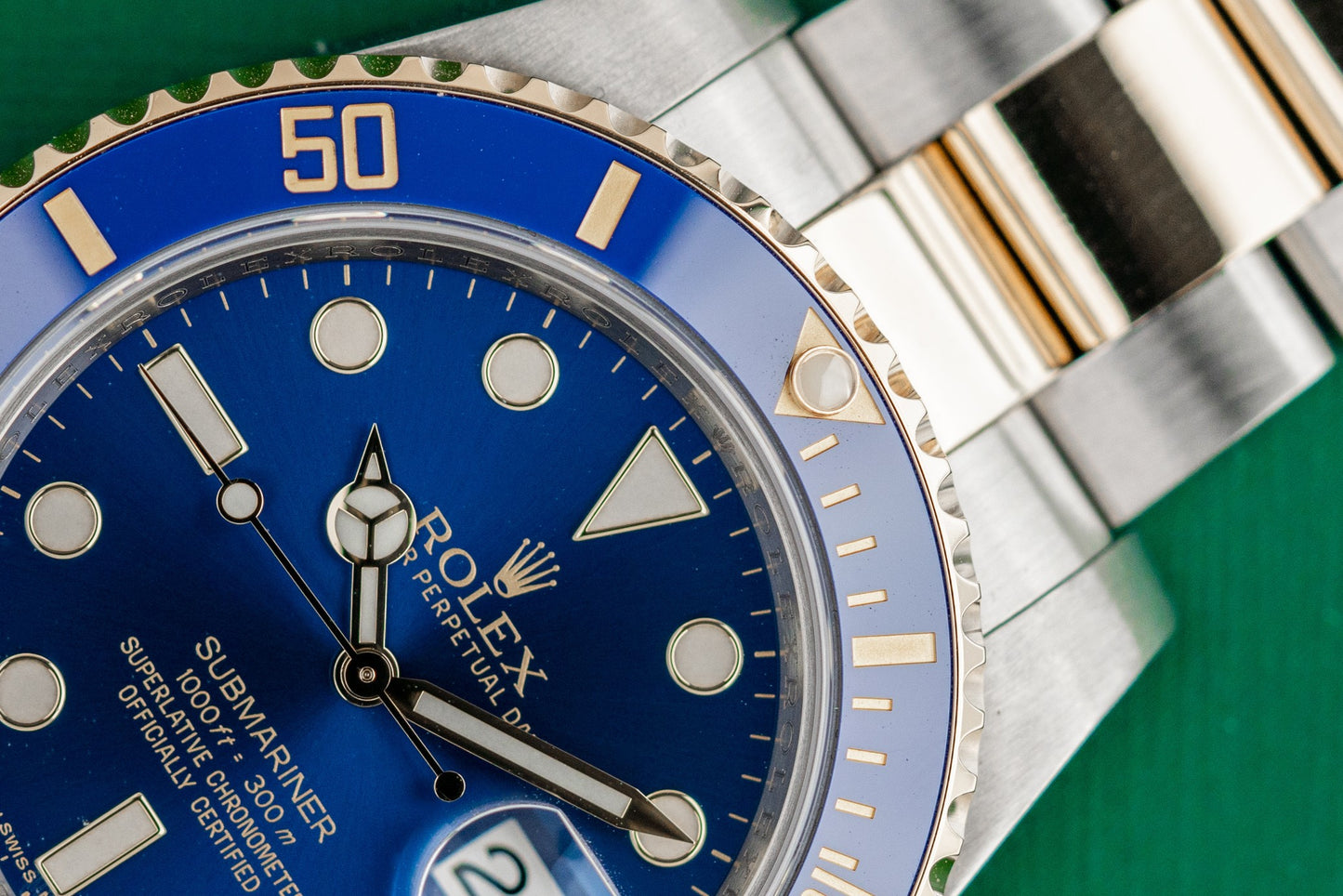 Rolex Submariner Date 116613LB Blue Dial Two Tone 2014 Model