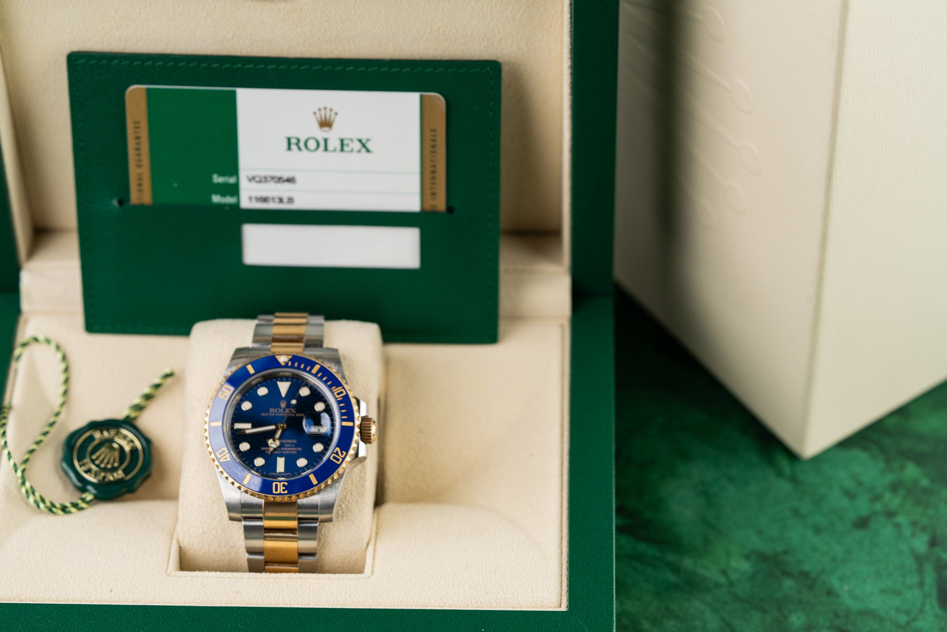 Rolex Submariner Date 116613LB 40mm Two Tone Blue Dial 2015 model