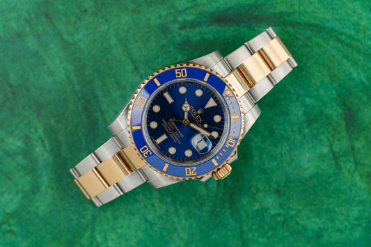 Rolex Submariner Date 116613LB 40mm Two Tone Blue Dial 2015 model