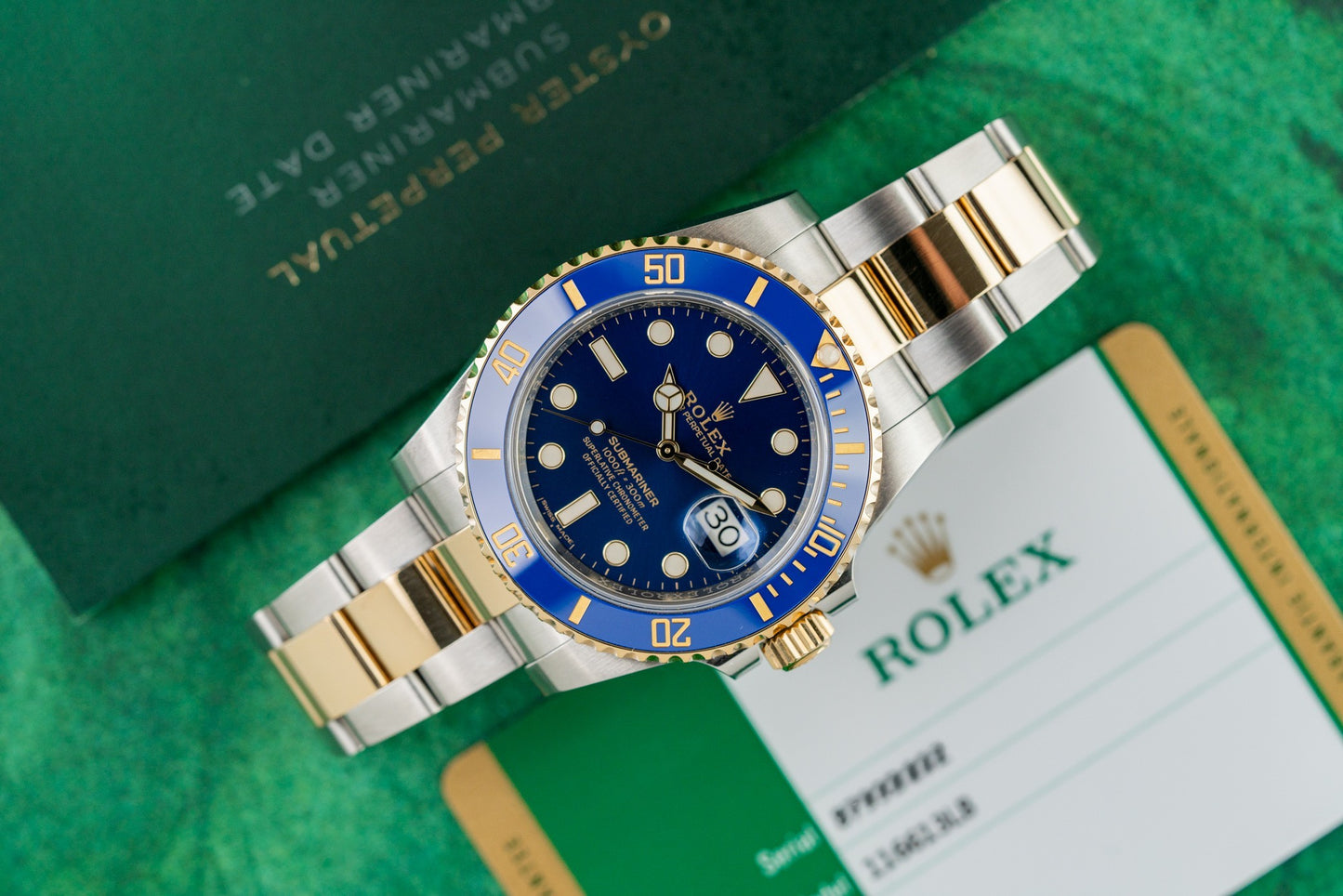 Rolex Submariner Date 116613LB 40mm Two Tone Blue Dial 2019 Model