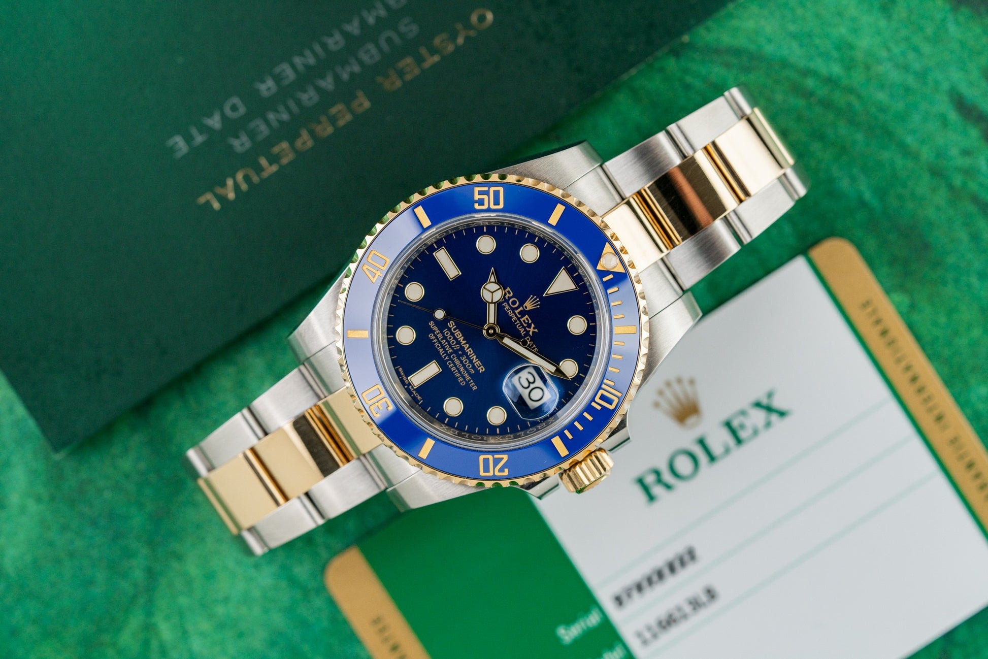 Rolex Submariner Date 116613LB 40mm Two Tone Blue Dial 2019 Model