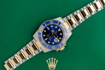 Rolex Submariner Date 116613LB 40mm Two Tone Blue Dial 2016 Model