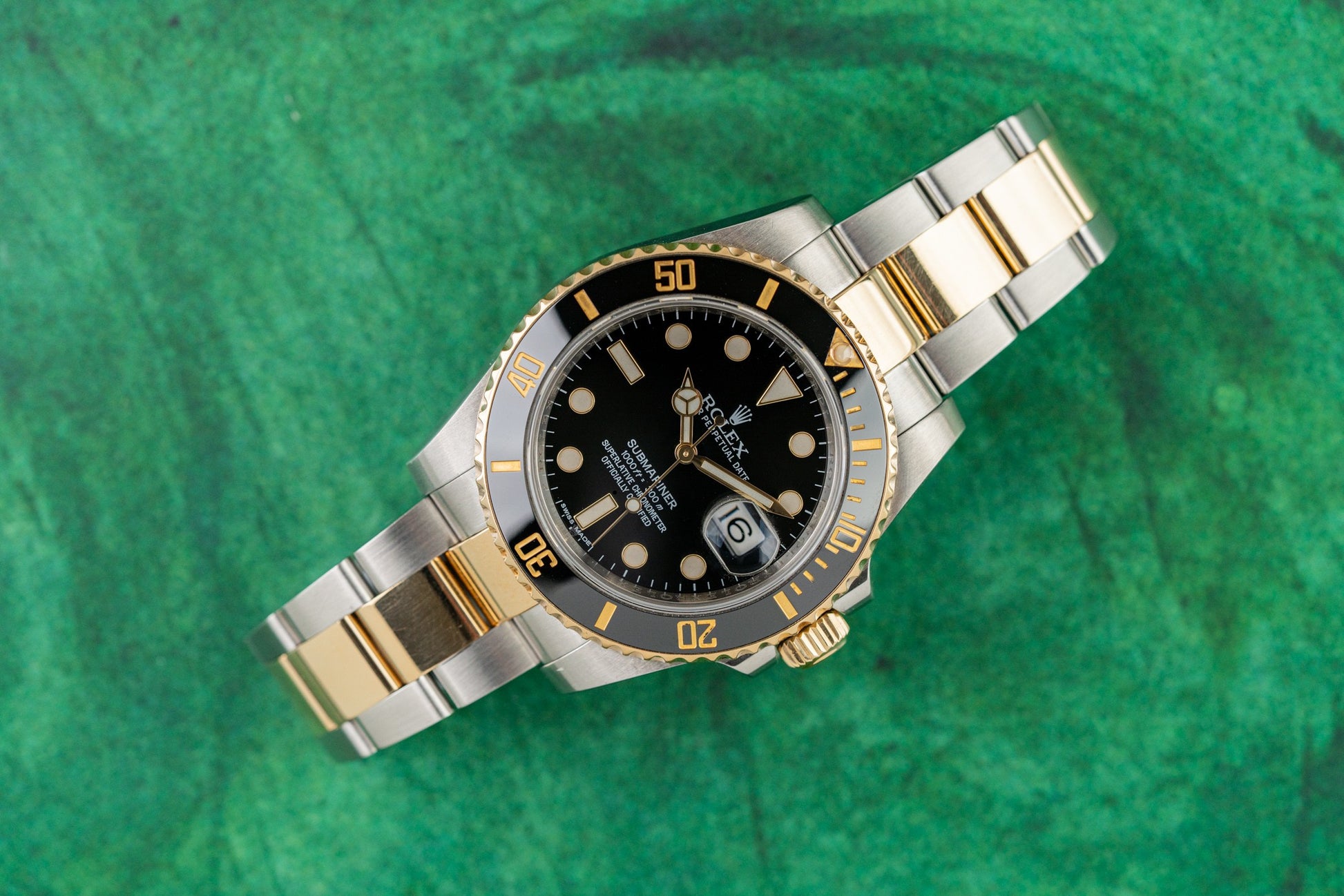 Rolex Submariner Date 116613LB 40mm Two Tone Black Dial 2015 Model