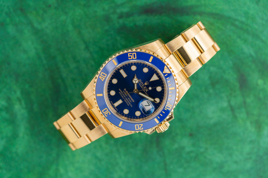 Rolex Submariner Date 116618LB Yellow Gold Blue Dial 2019 Model