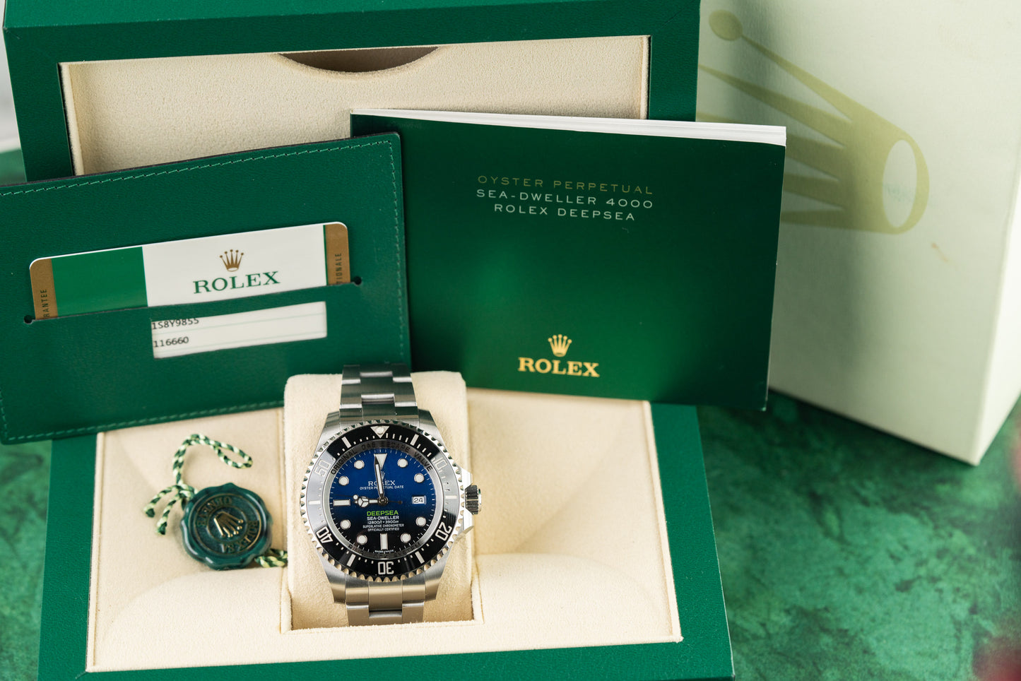 Rolex Sea-Dweller Deepsea 116660 James Cameron D-Blue Dial Stainless Steel 2017 - The Watch Business Sydney