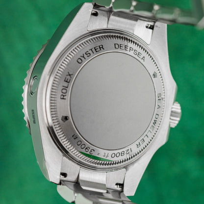 Rolex Sea-Dweller Deepsea 116660 James Cameron D-Blue Dial Stainless Steel Caseback - The Watch Business Sydney CBD