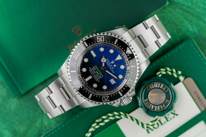 Rolex Sea-Dweller Deepsea 116660 James Cameron D-Blue Dial Full Set Box and Papers - The Watch Business Sydney