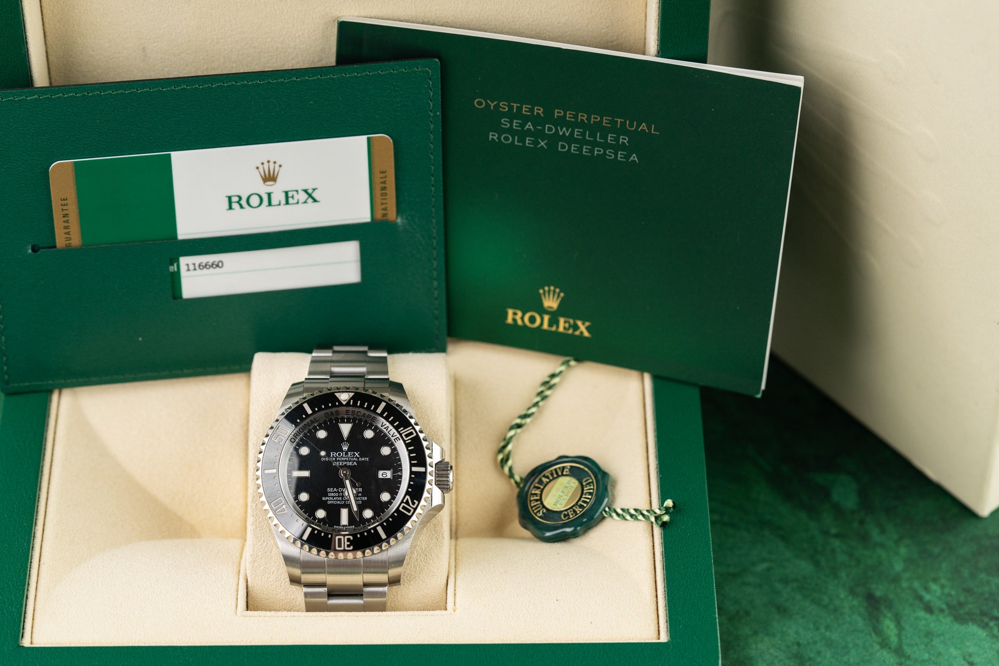 Rolex Sea-Dweller Deepsea 116660 Stainless Steel Black Dial 2018 Model