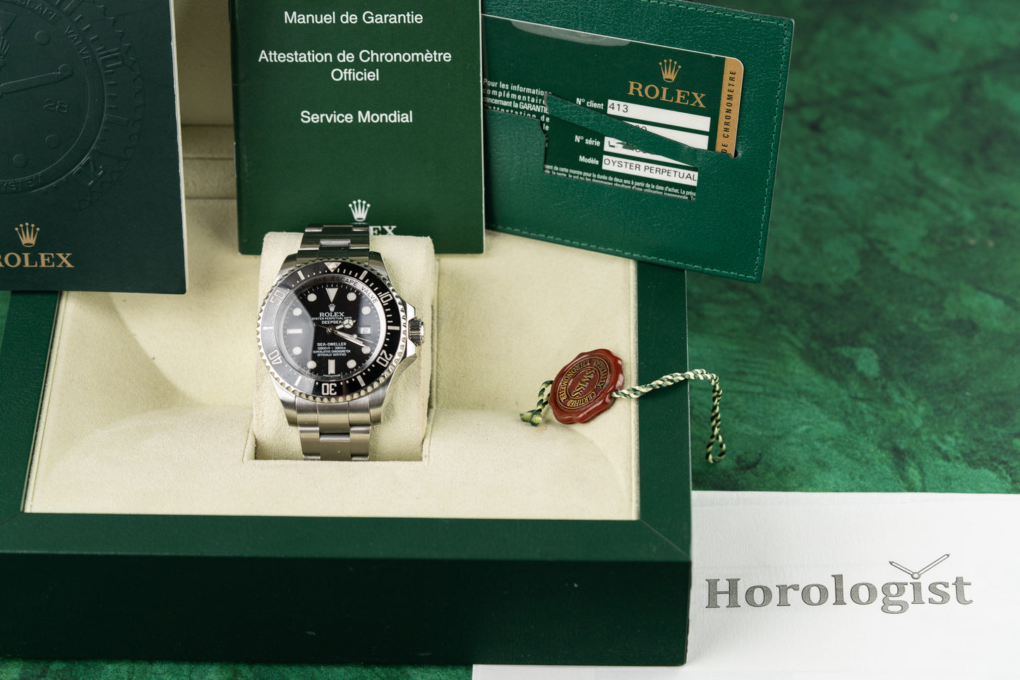 Rolex Sea-Dweller Deepsea 116660 Stainless Steel Black Dial 2014 Model