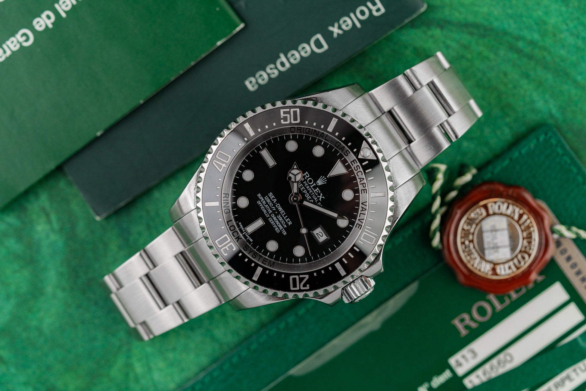 Rolex Sea-Dweller Deepsea 116660 Stainless Steel Black Dial 2014 Model