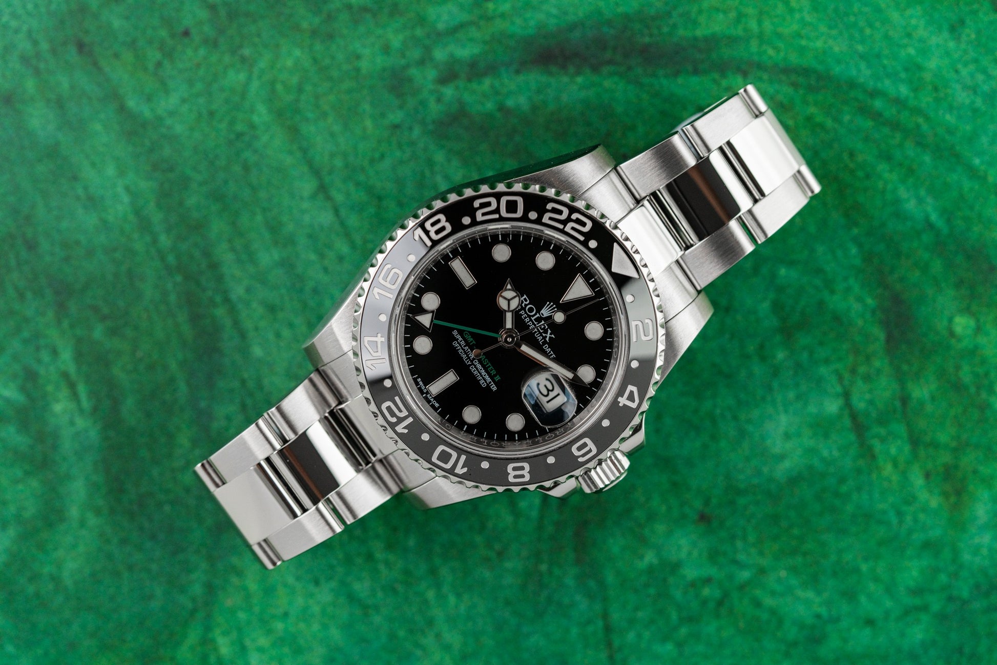 Rolex GMT-Master II 116710LN Black Dial 'Green Arrow' Stainless