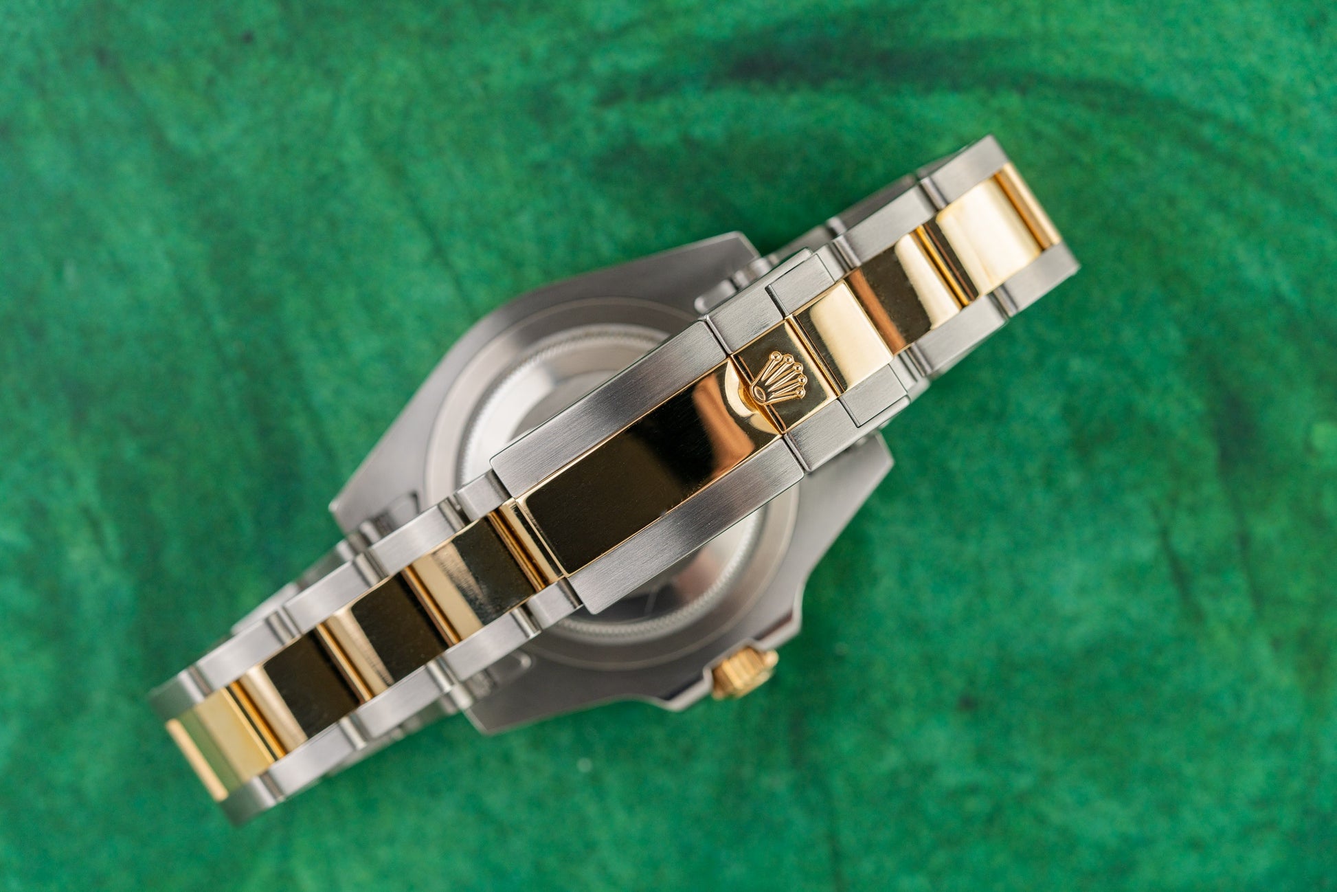 Rolex GMT-Master II 116713LN Black Dial Two-Tone Yellow Gold 2014 - The Watch Business Sydney