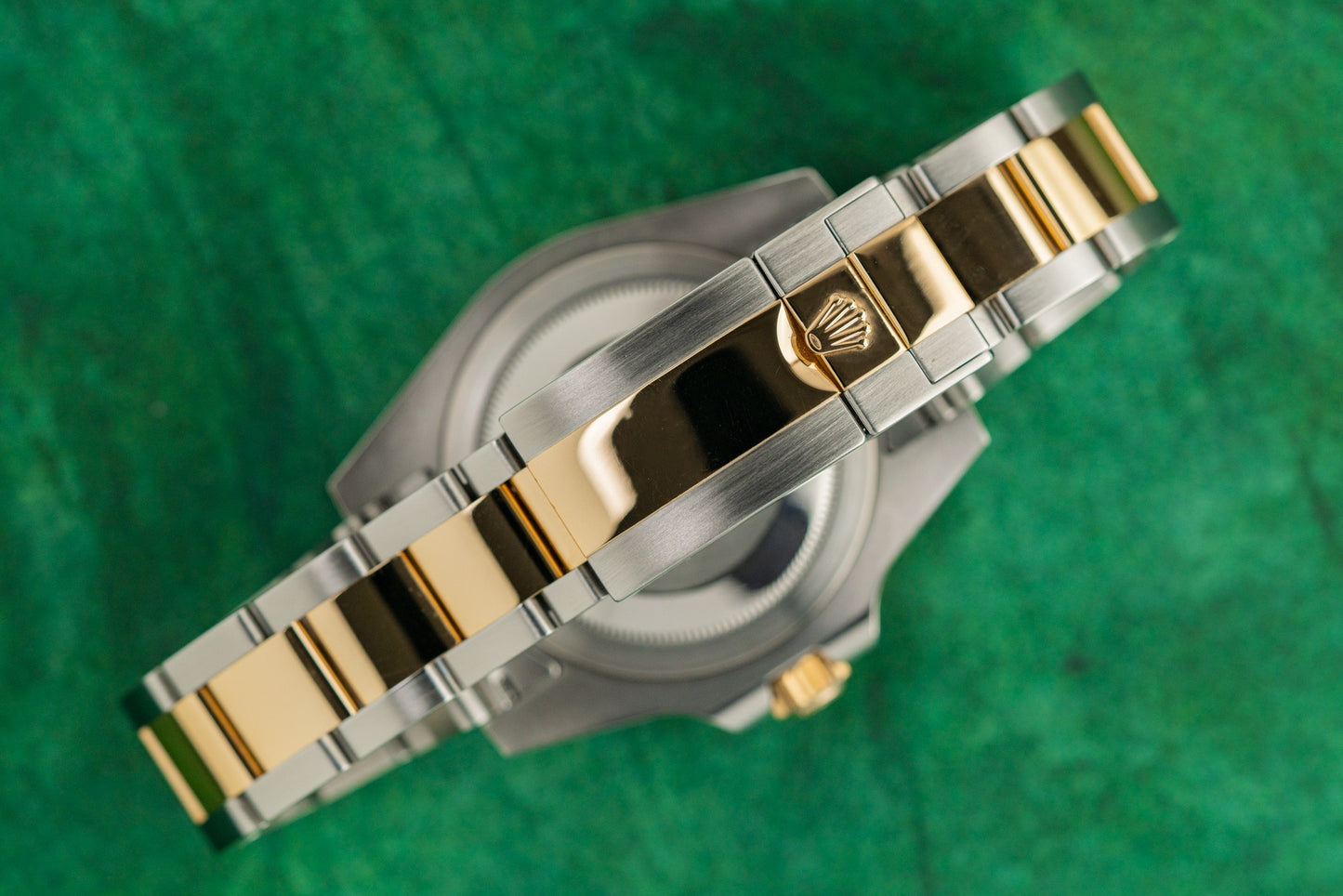 Rolex GMT-Master II 116713LN Two Tone Yellow Gold Black Dial 2013 Model