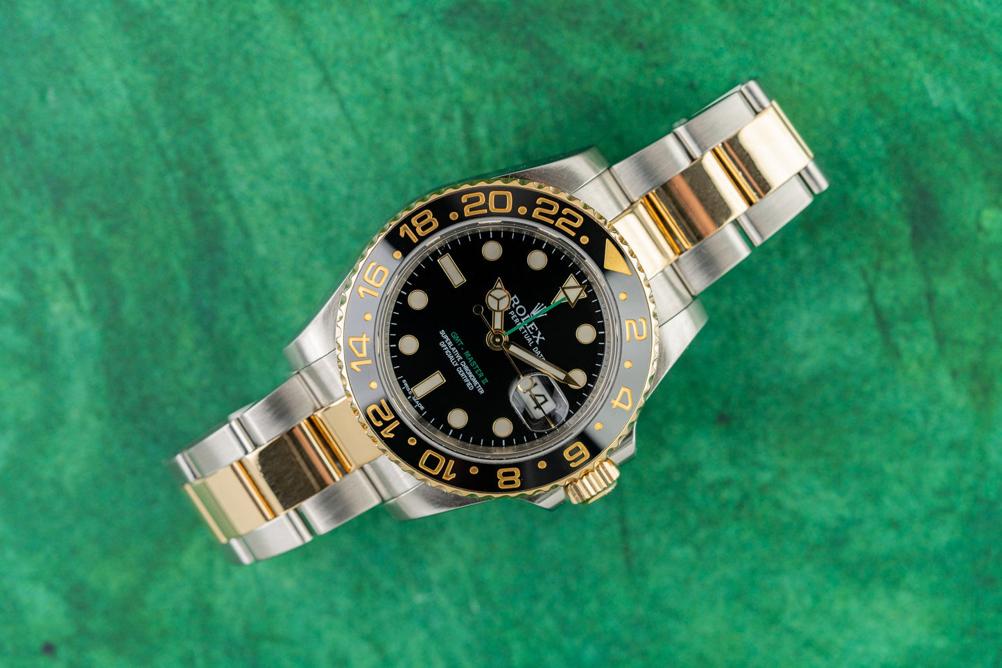 Rolex GMT-Master II 116713LN Black Dial Green GMT Hand - Sydney